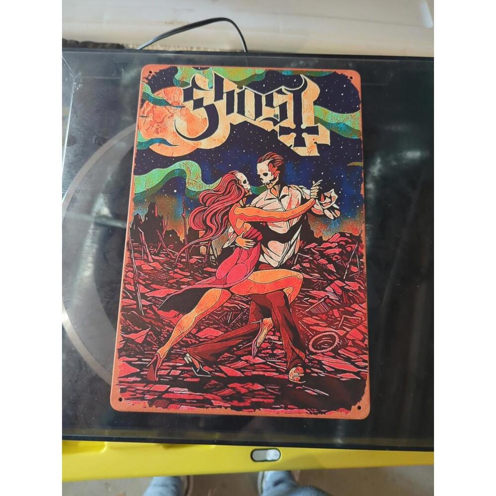 Ghost Dance Macabre SINGLE 12x12 Album Cover Replica Metal Gloss Print